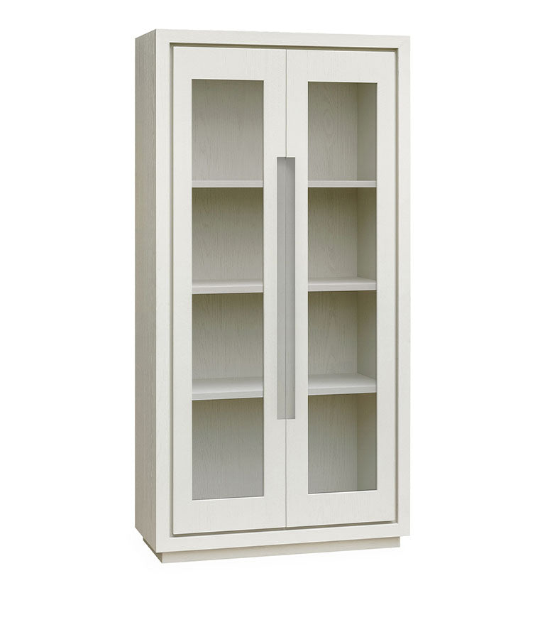 HUNTER vitrinskåp, Ivory mist från Artwood