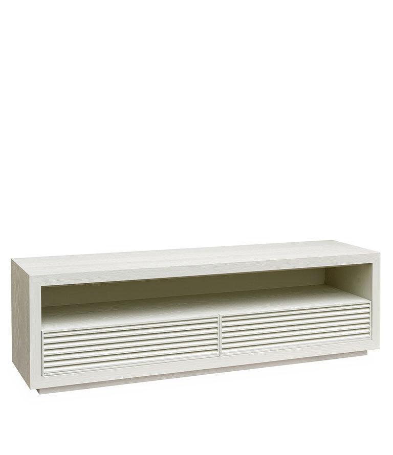 HAYDEN mediabänk, Ivory Mist från Artwood