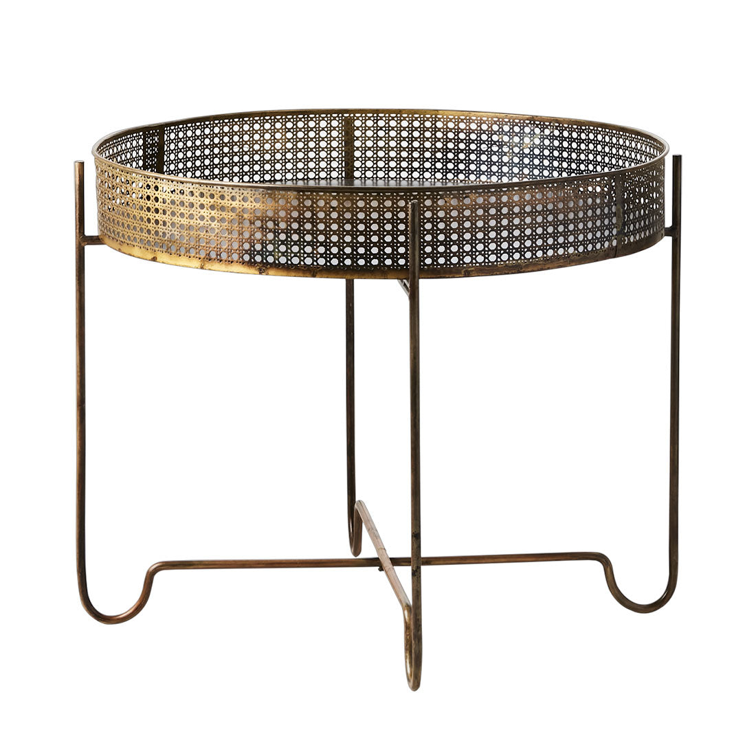 THOMAS Bord L, Mässingsfärgad