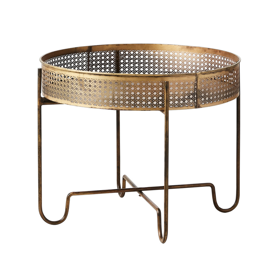 THOMAS Bord M, Mässingsfärgad