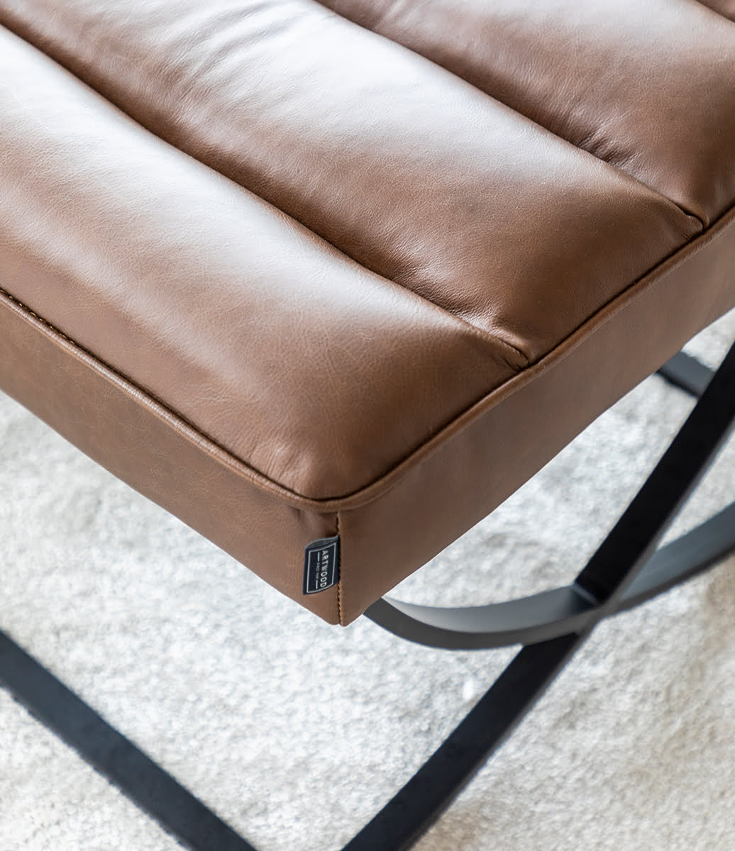 BROOKS fotpall i skinn