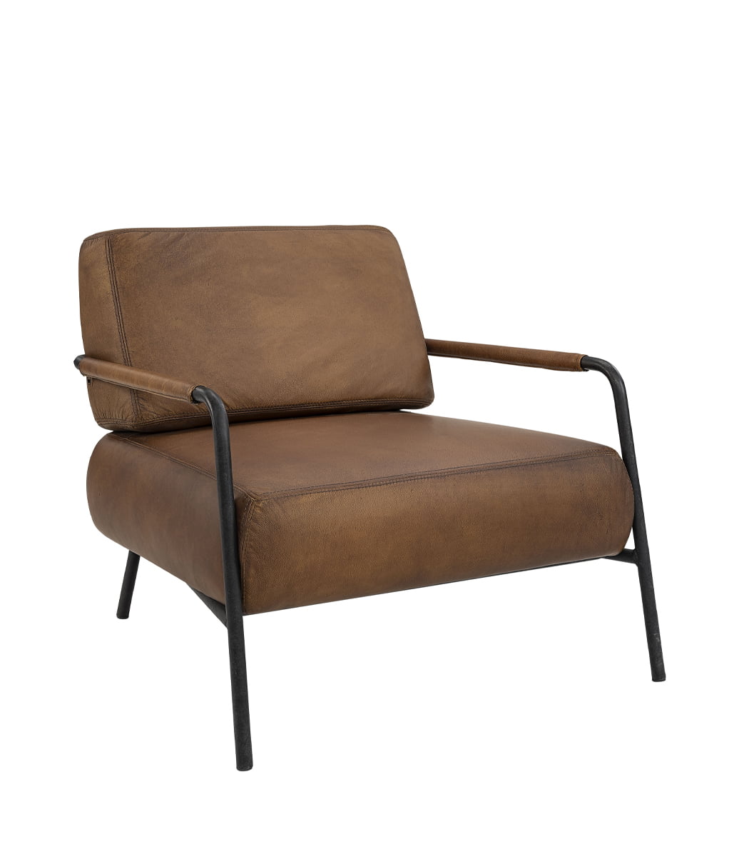 SINCLAIR skinnfåtölj