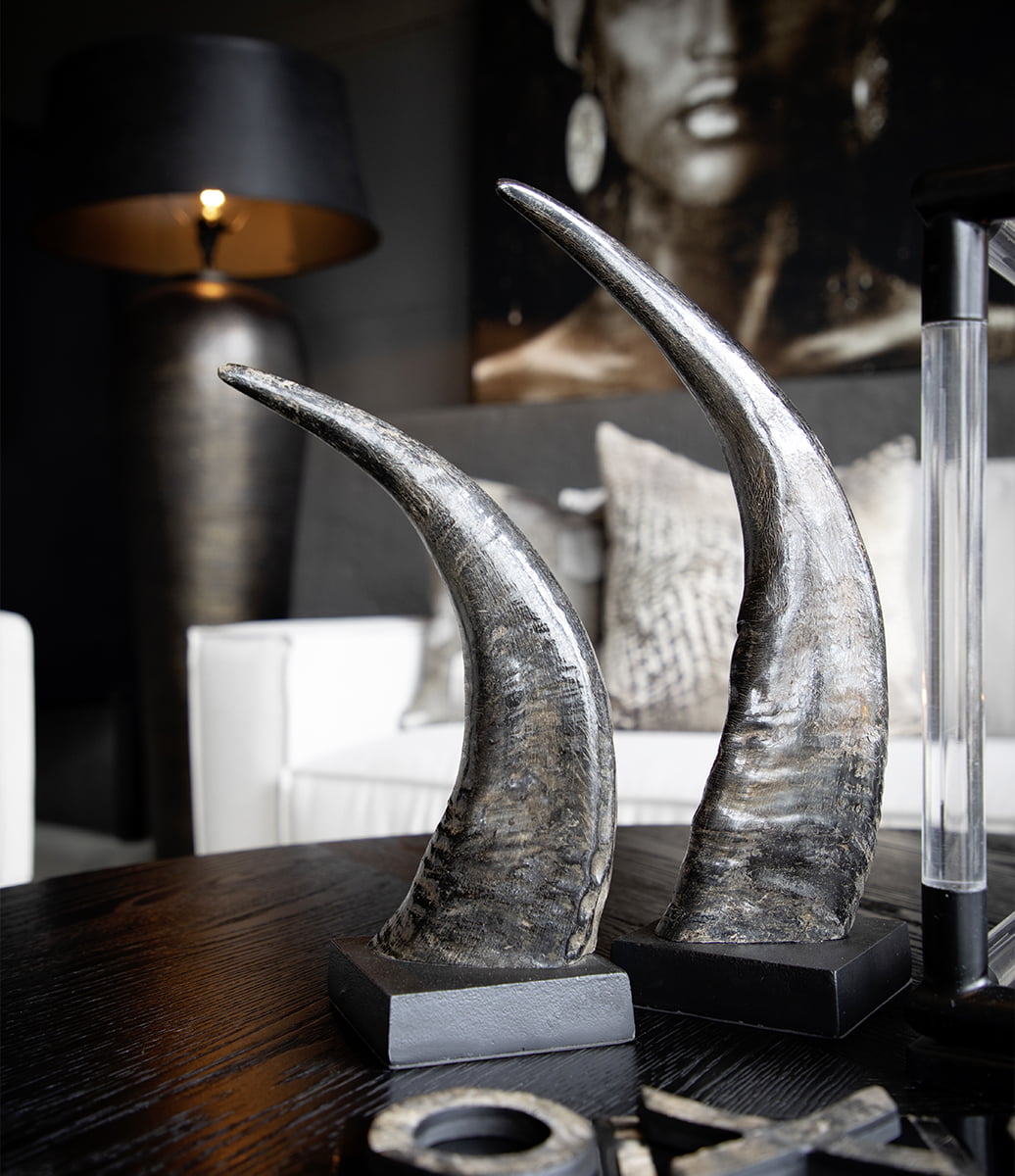 AVORIO 2-pack horn dekoration