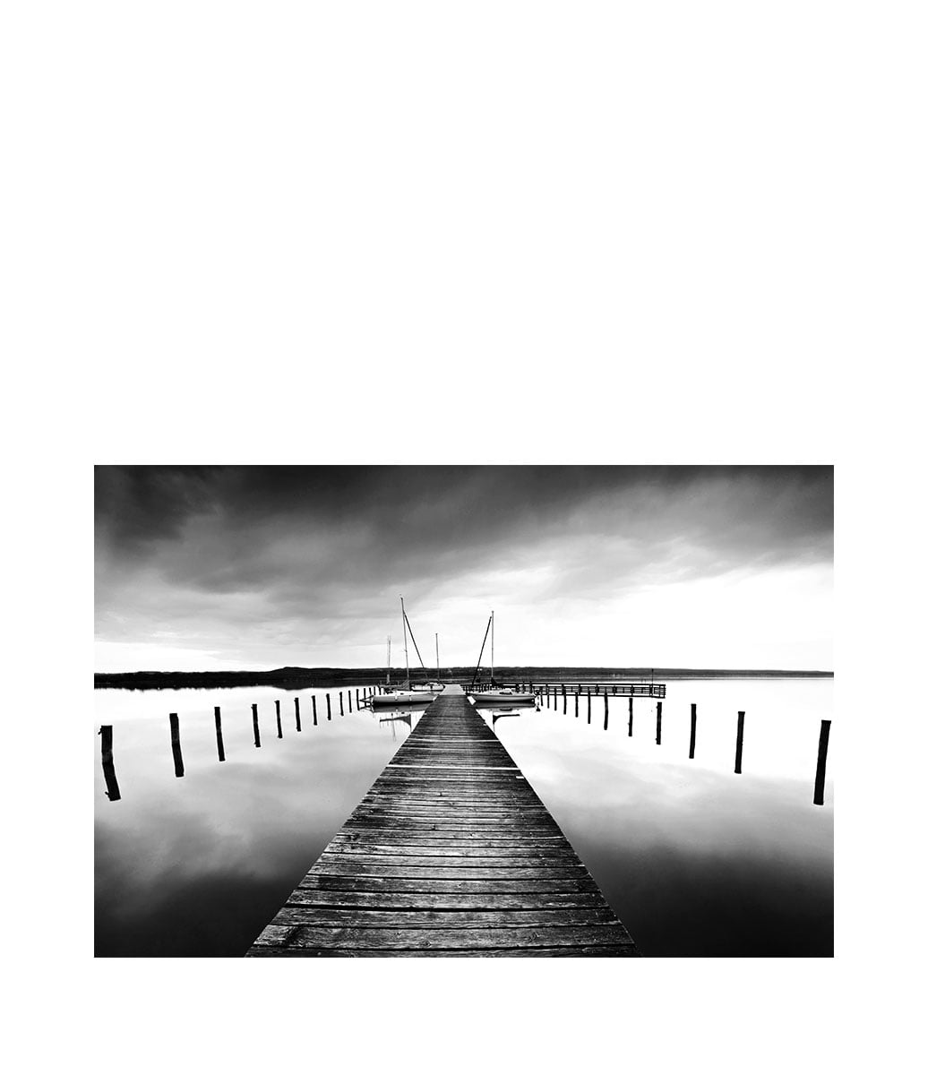 BOAT PIER Fototavla - 150x100, Plexiglas