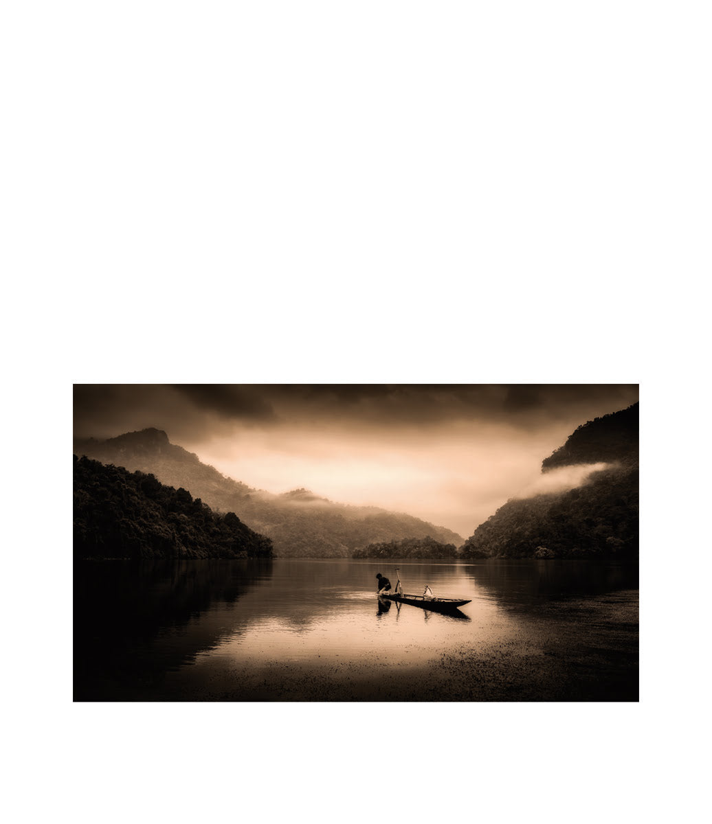 FISHERMAN - Aluminium, Plexiglas