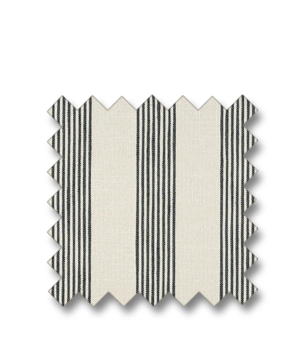 WALDRON STRIPE Offwhite/black