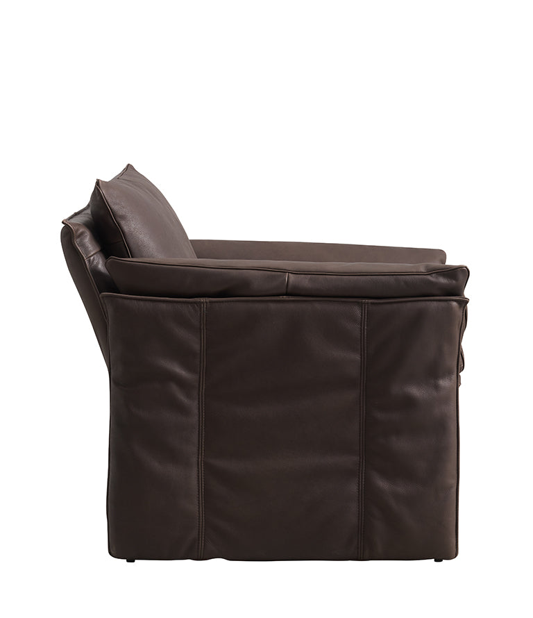 HARLEM fåtölj i läder