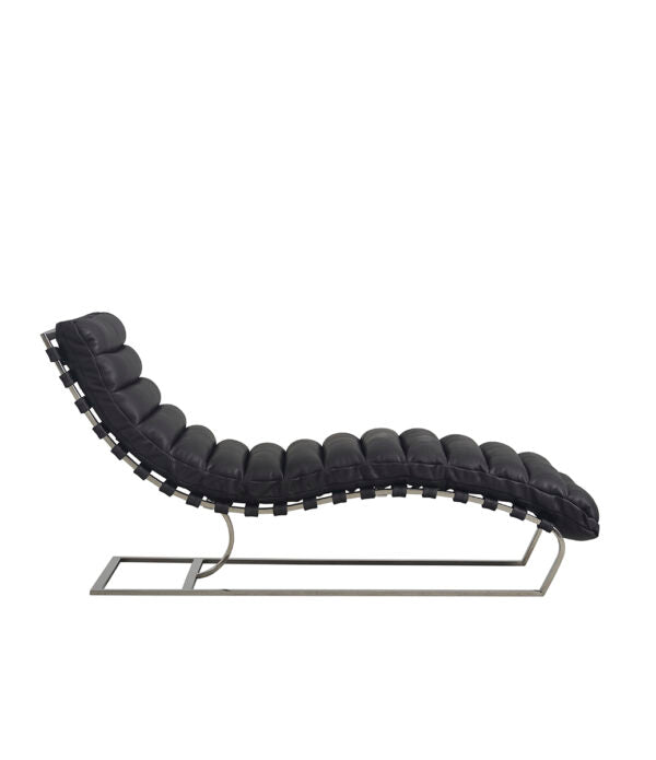 CLIFF schäslong i skinn