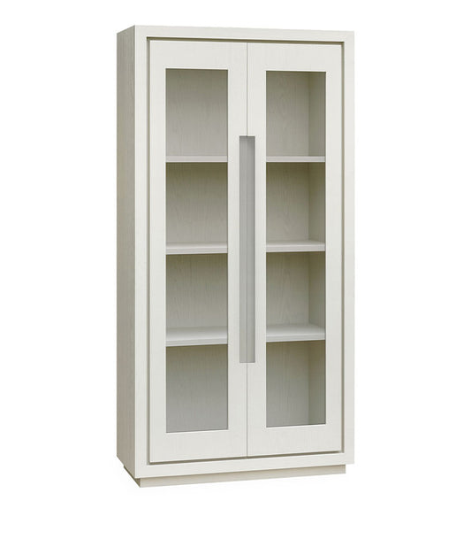 HUNTER vitrinskåp, Ivory mist från Artwood