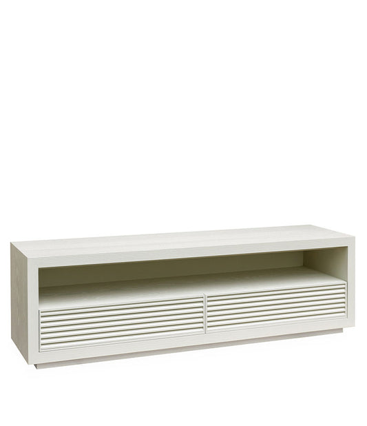 HAYDEN mediabänk, Ivory Mist från Artwood