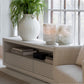 HAYDEN mediabänk, Ivory Mist från Artwood