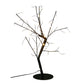 GLOW Träd med ljusslinga, 48 lampor, Svart