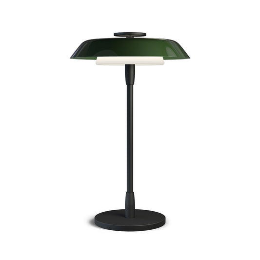 Bordslampa Horisont höjd 47,5 cm mattsvart/blank skogsgrön