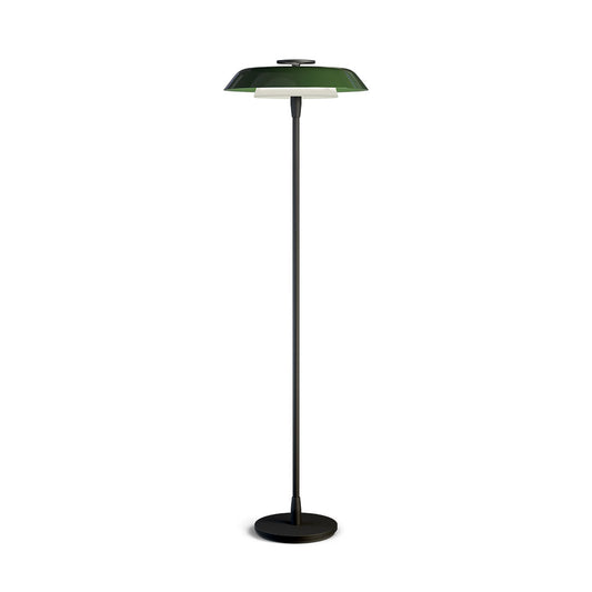 Golvlampa Horisont höjd 141 cm mattsvart/blank skogsgrön