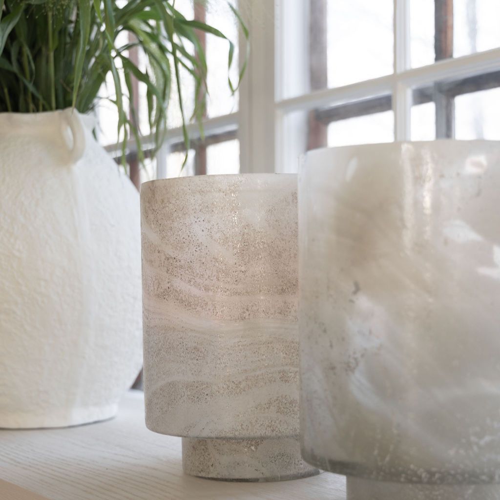 Reef ljuslykta i glas (L)