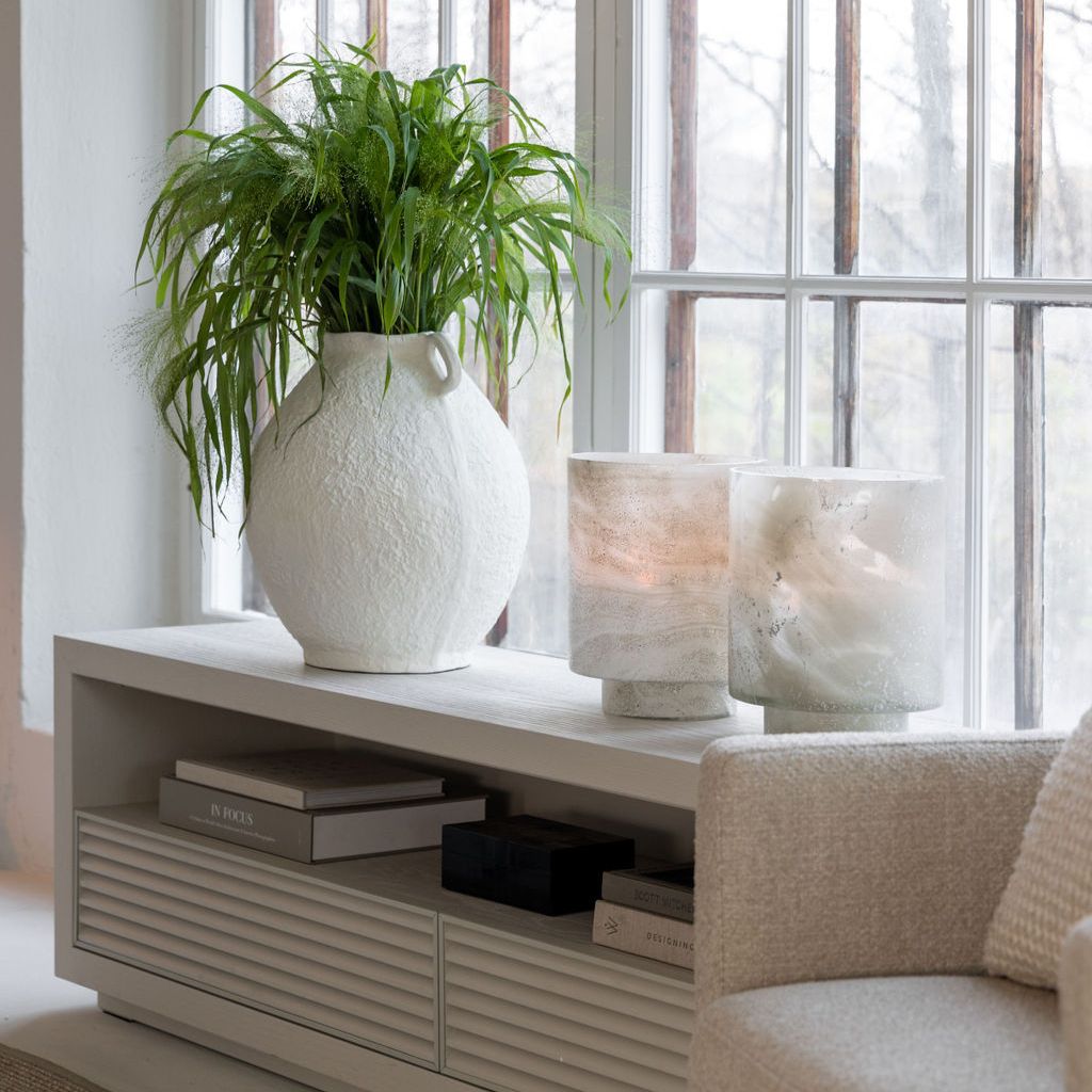 Reef ljuslykta i glas (L)