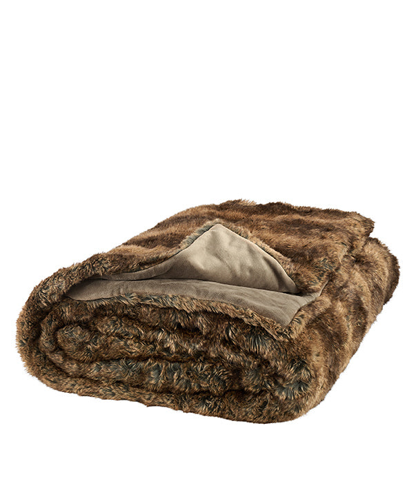 AMBER WOLF pläd - 150 cm