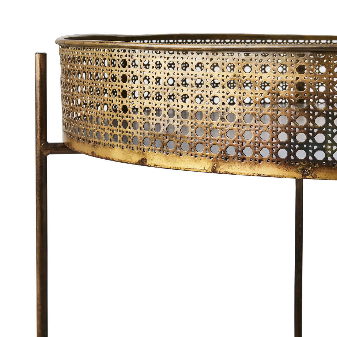 THOMAS Bord M, Mässingsfärgad