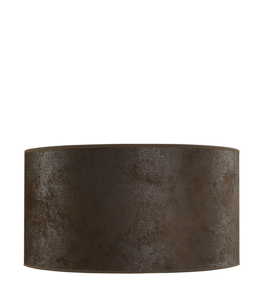 SHADE CYLINDER BROWN SUEDE