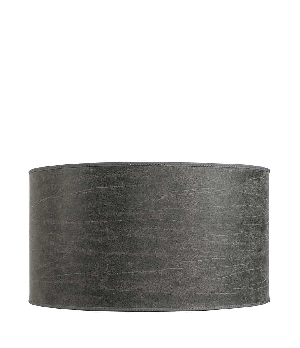 SHADE CYLINDER LEATHER GREY