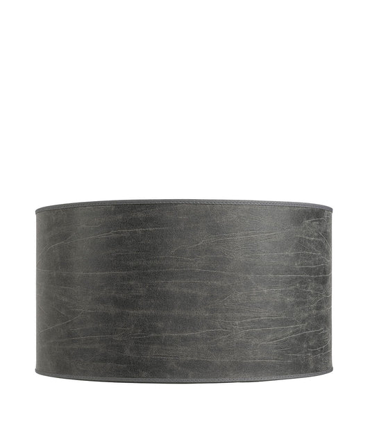 SHADE CYLINDER LEATHER GREY