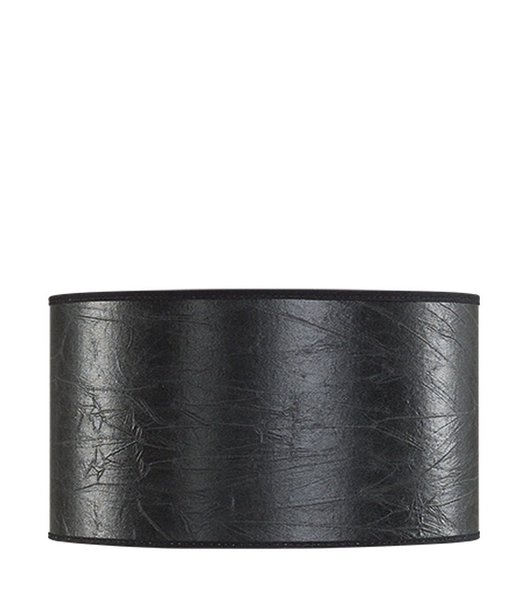 SHADE CYLINDER LEATHER BLACK - Large