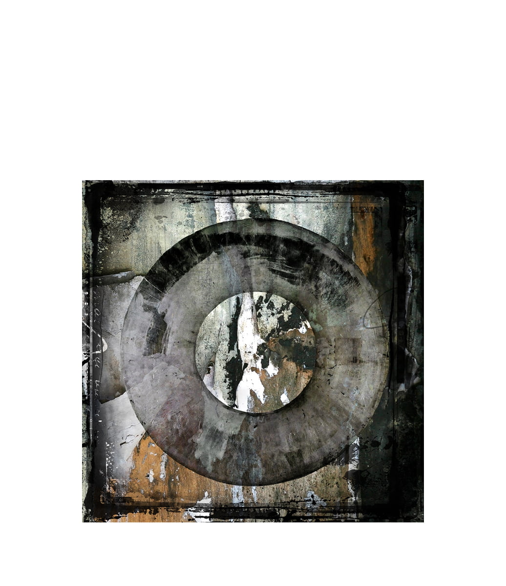 ABSTRACT CIRCLE BROWN - Plexiglas, Aluminium